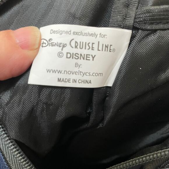 Disney Cruise Line Castaway Club Sling Shoulder Crossbody Backpack Bag Blue - Picture 8 of 13